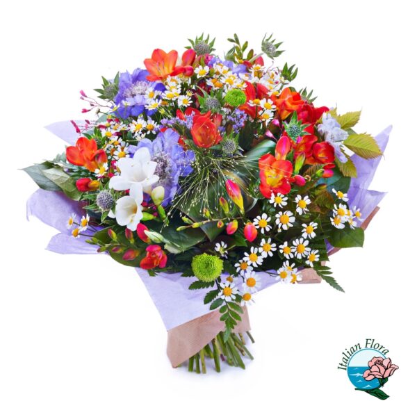 Bouquet con fiori di campo